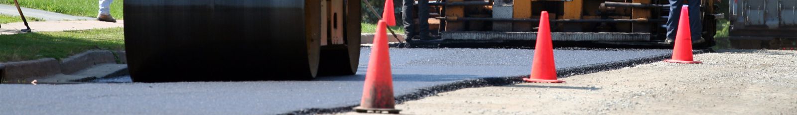 Image of road being paved.