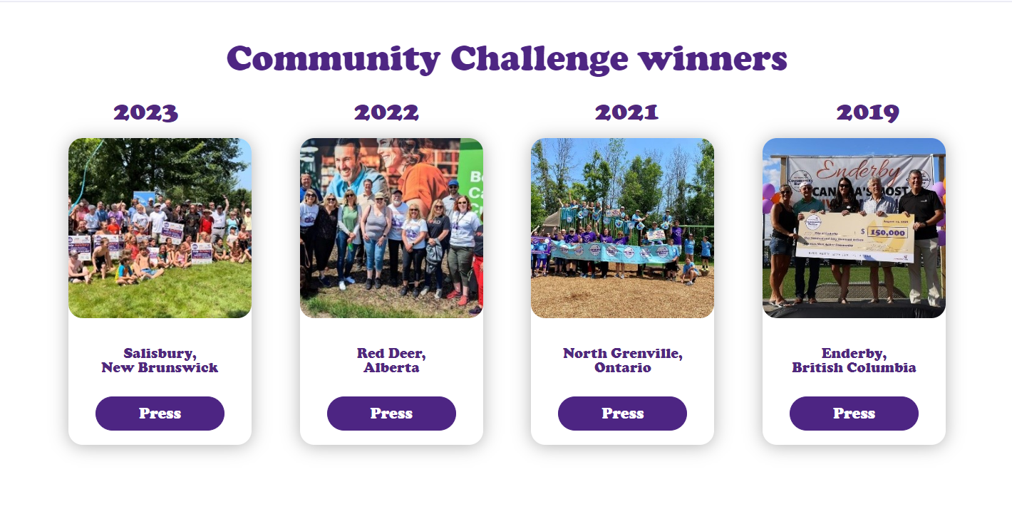 Previous participaction winners.